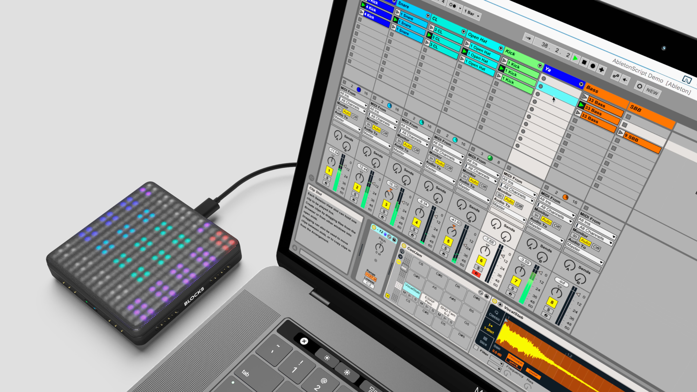 ableton live lite 9 computer keyboard