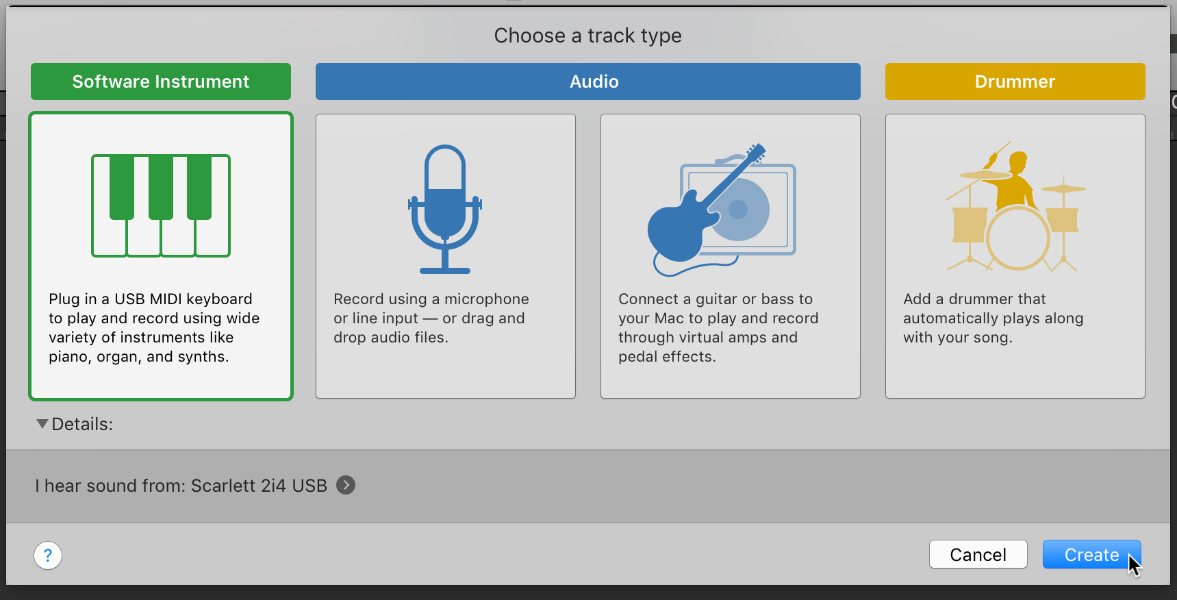 make a song on garageband