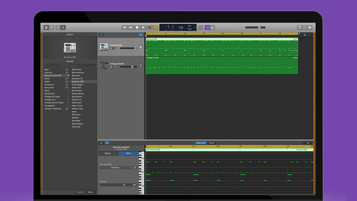Garageband yellow loop bar and lounge Garageband yellow loop bar and lounge