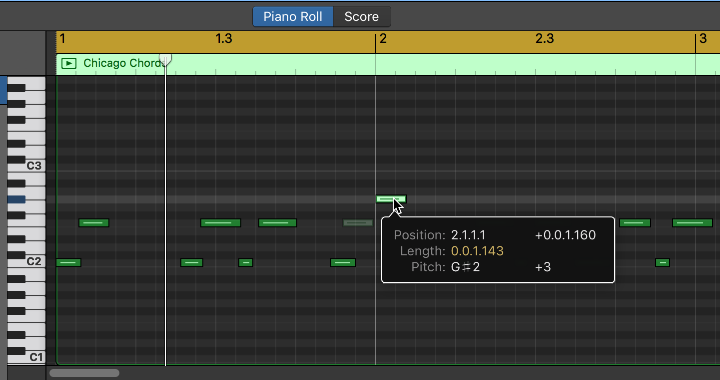 change tuning garageband midi