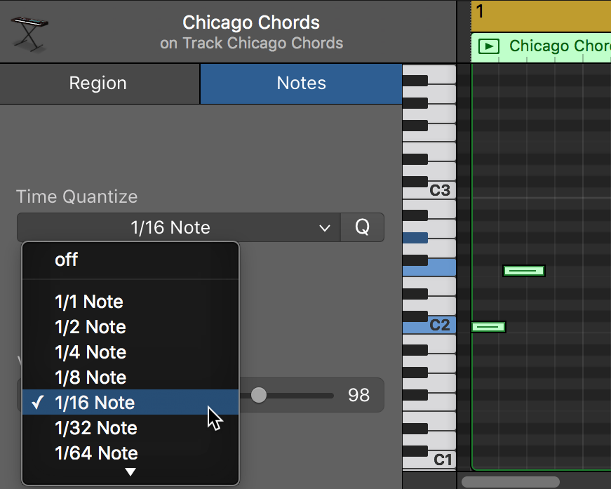 edit and review tracks garageband icon